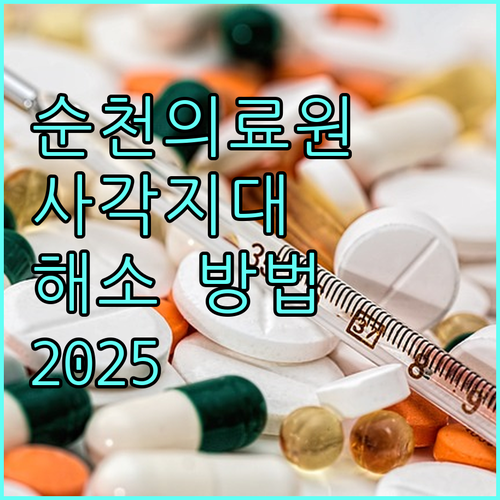 순천의료원 공공보건의료사업 2025: 의료 사각지대 해소, 지원받는 방법