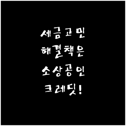 세금 고민 해결! 2025년 소상공인 크레딧 활용 전략