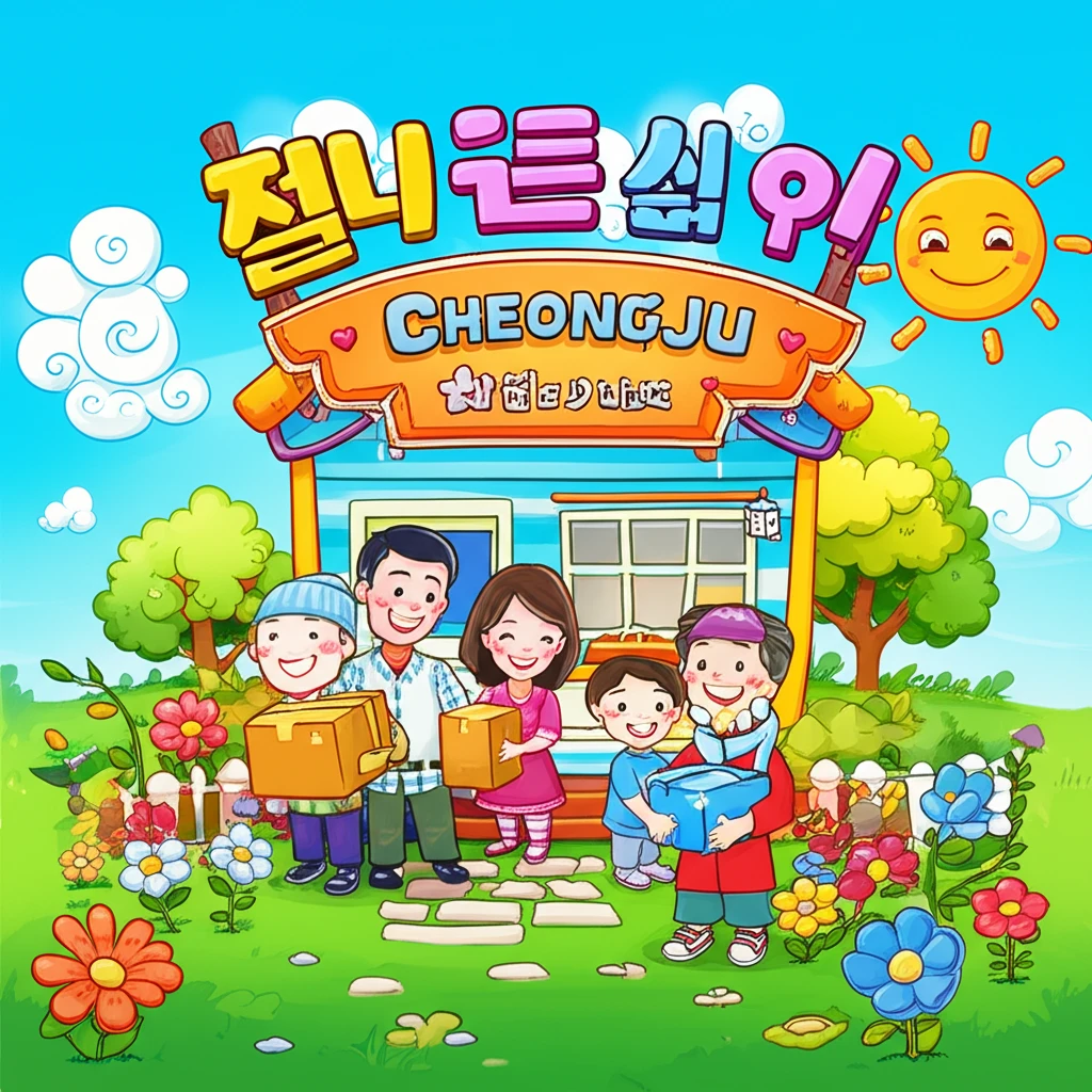 청주사랑페이 카드 신청 안내 이미지