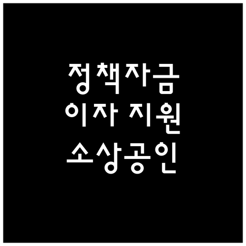 정책자금 이자 지원? 2025 소상공인 부담경감 크레딧, 모든 것
