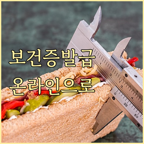 보건증 온라인 발급: 건강진단결과서 인터넷으로 간편하게!