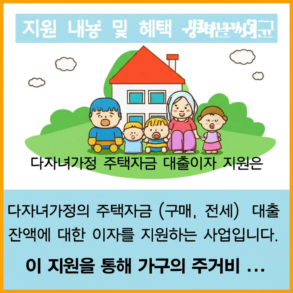 음성군 다자녀가정 지원 사업 이미지