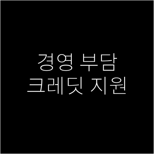 소상공인 경영 부담 해결! 2025년 크레딧 지원 완벽 해설