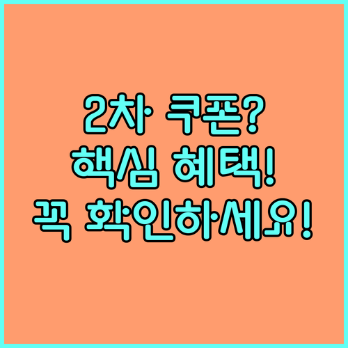 민생회복 소비쿠폰 2차 사용내역 확인부터 사용처까지