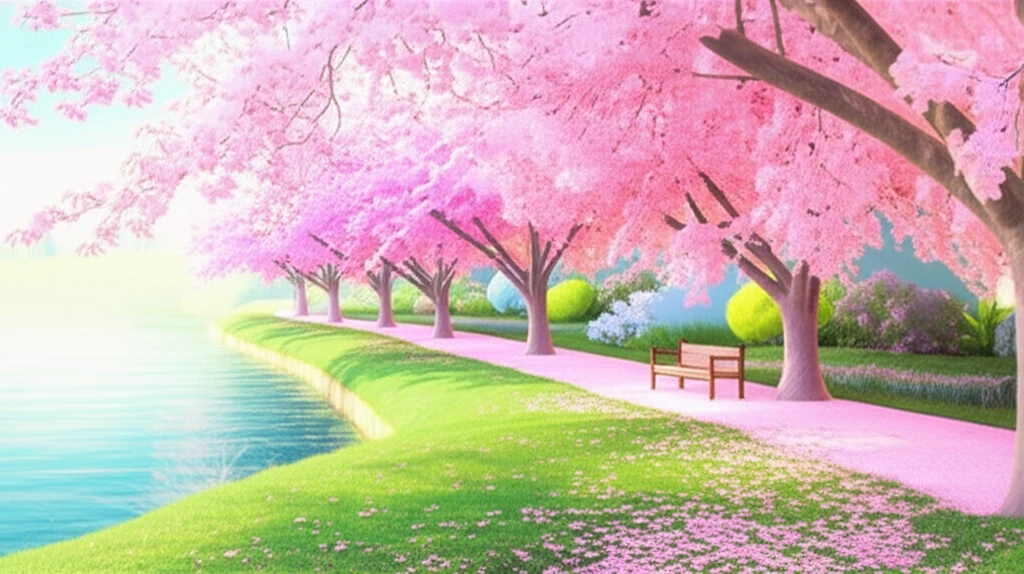 안양천 산책로 풍경