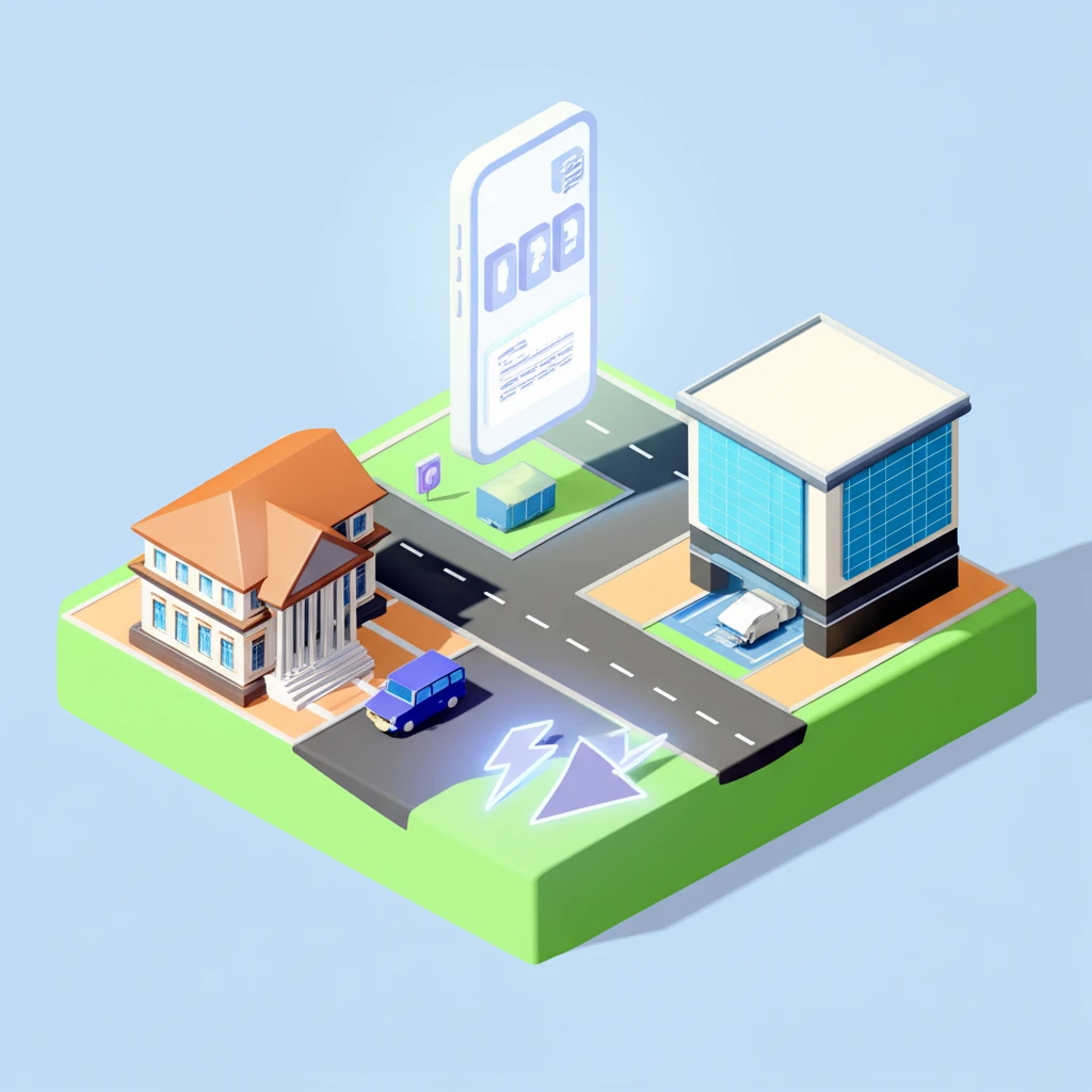 시청 인근 주차장 전경