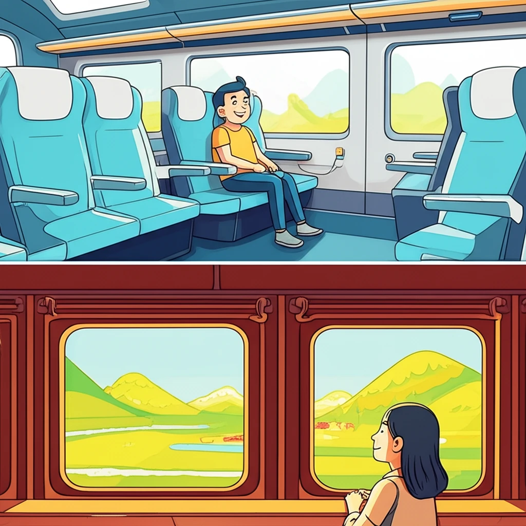 광천역 정차 열차 이미지