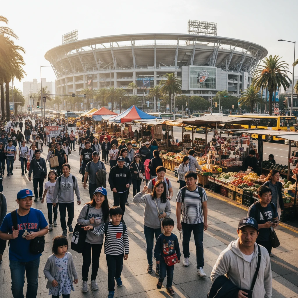 대전 야구장 주변 전경